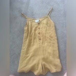 Mustard Rhythm Romper